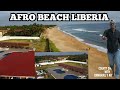 Afro beach liberia west africa