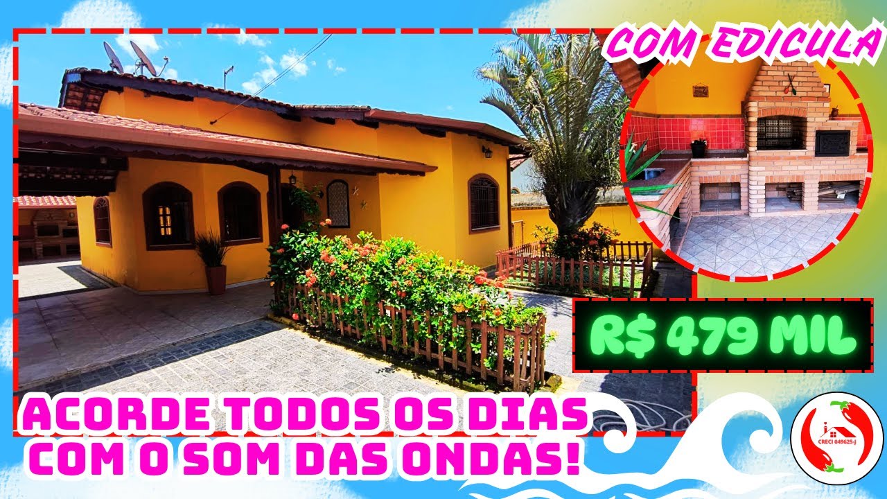 Ref. 401 - ( VENDIDA) Casa a venda lote inteiro EDICULA e jardim PORTEIRA FECHADA Itanhaém SP