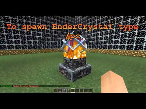 Minecraft plugin Pacocraft EnderCrystal Tutorial