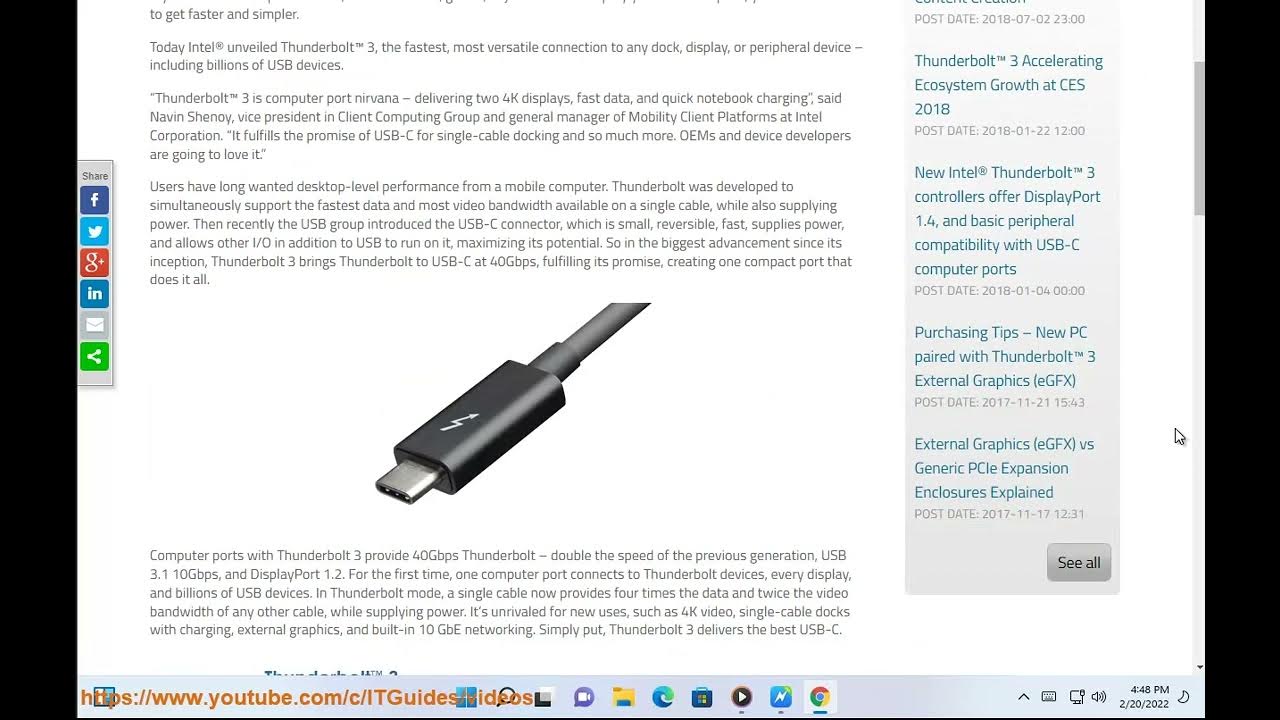 Download & Update Thunderbolt 3 Drivers for Windows YouTube