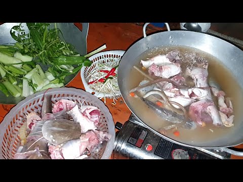 Video Thả cào bắt cá lăng 'Nấu Canh Chua' ăn bữa cơm trên... - youtube