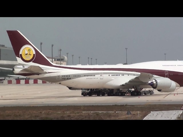 航空機・ヘリコプター QATAR AMIRI FLIGHT B747-8KB 1/400 1:400 Qatar
