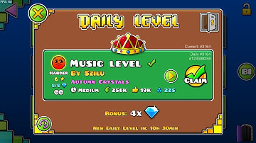 Daily level #178 | Music level By Szilu 100% (All coins) | Geometry Dash 2.207