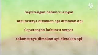 Download lagu SAPU TANGAN BABUNCU AMPAT - Karaoke Lagu Daerah Kalimantan Selatan - Pak Mul