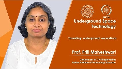 Lecture 9: Tunneling: underground excavations