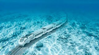 China Membangun Jalur kereta Api Bawah Laut Terpanjang Dunia - Memukau Dunia