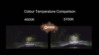 LED driving light colour temperature comparison -  AW - October 2019