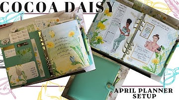 APRIL 2023 CATCHALL planner setup using COCOA DAISY pages