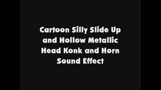 Cartoon Silly Slide Up And Hollow Metallic Head Konk And Horn Sfx