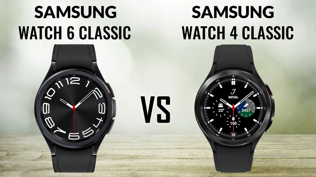 Samsung Galaxy Watch6 Classic VS Samsung Galaxy Watch4 Classic - YouTube