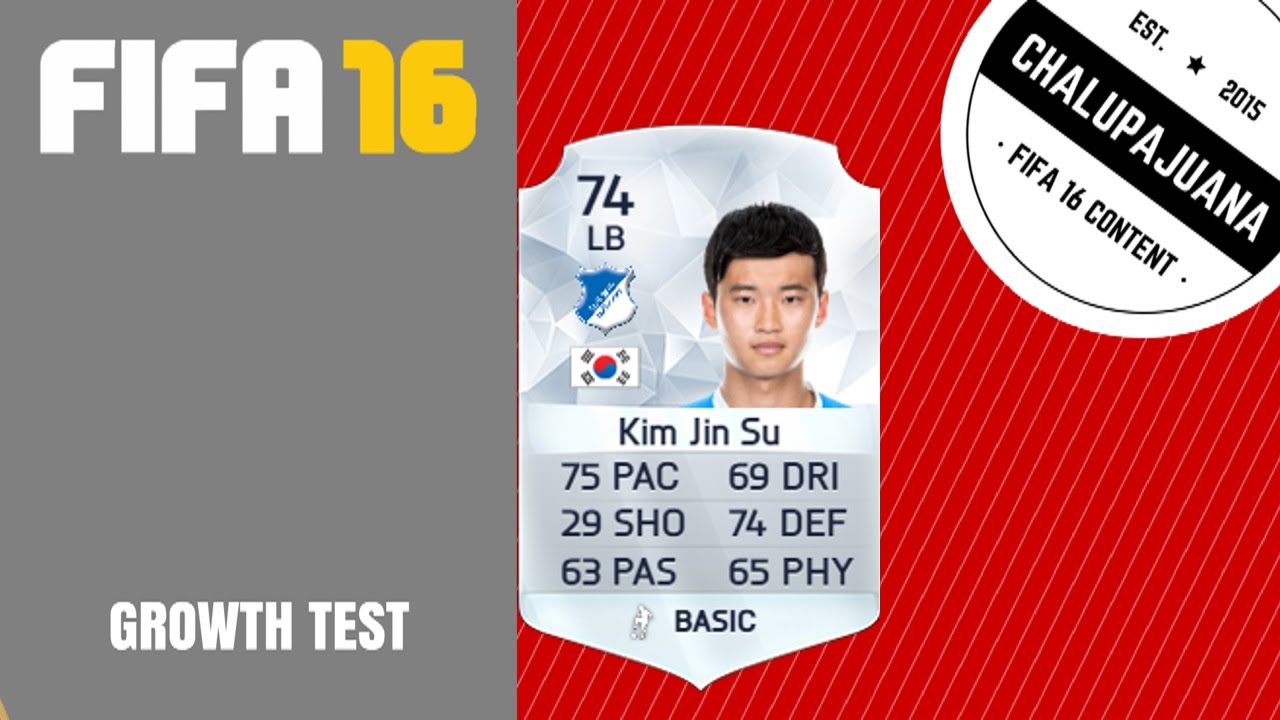 FIFA 16 | Kim Jin-su | Growth Test