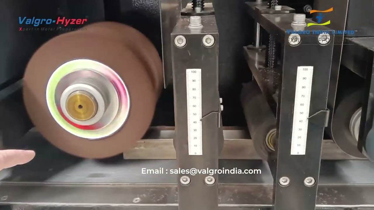 Flat Bar Grinding + Finishing Machine