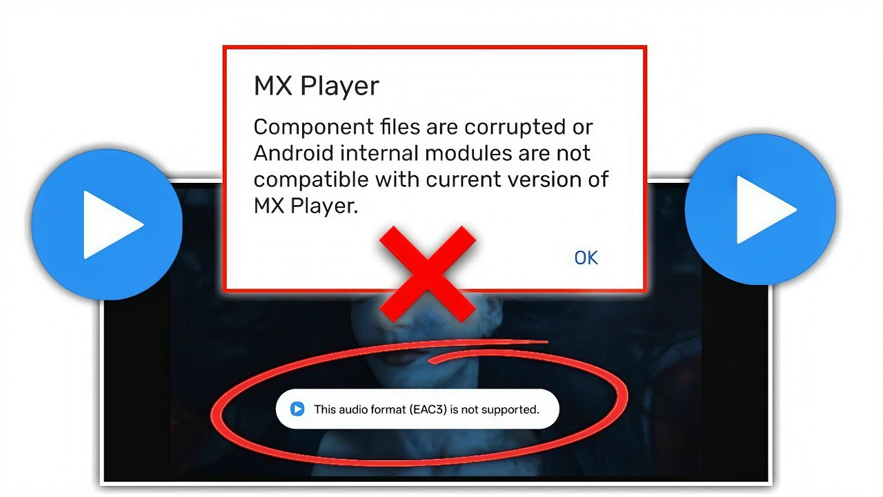 👉 Fix MX Player 2025 Errors | EAC3 Audio Not Supported & Component ...