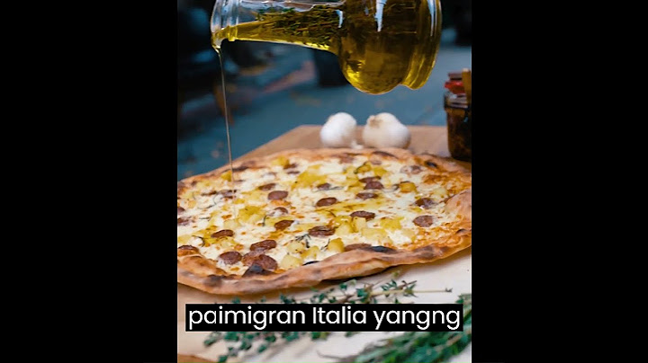 PIZZA TAK BERASAL DARI NEGARA Italia?Part III Alberto grandi