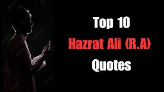 Top 10 Hazrat Ali Quotes Wisdom And Reflection Inspiring Quotes Of Hazrat Ali For A Purposeful Life