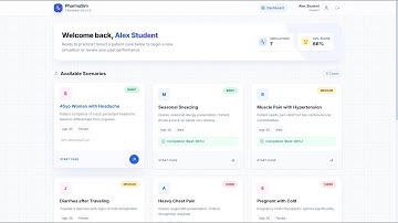PharmaSim (Gemini Deepmind Hackathon Submission Video)