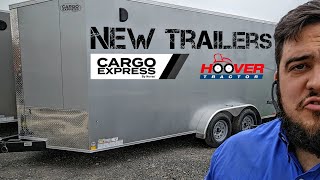 NEW LINE Cargo Express Enclosed Trailers | Hoover Tractor!