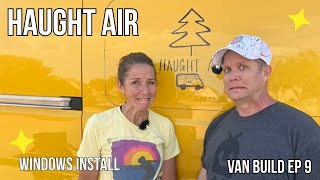 Bonded Windows Install| Ram Promaster | DIY Van Conversion | Episode 9