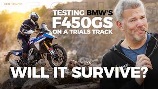 Testing The BMW F450GS On A Trial Bike Track | Does It Survive