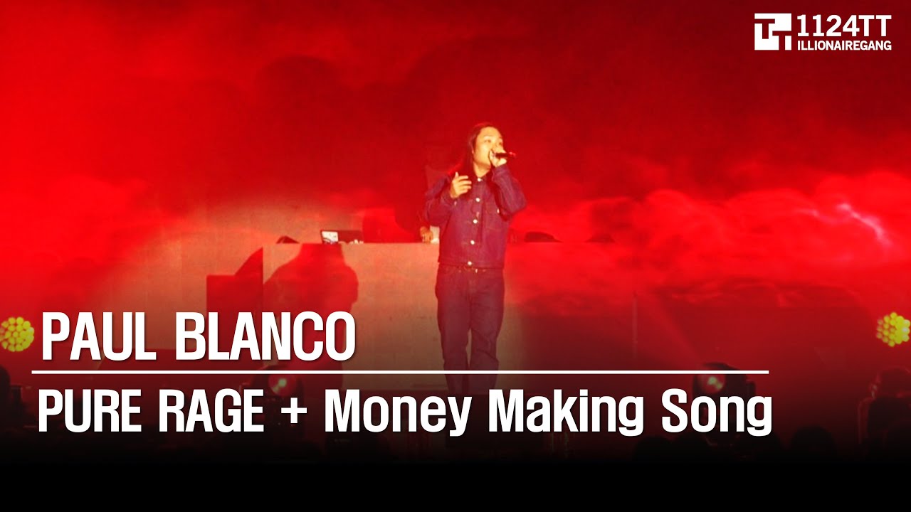 Paul Blanco Rapper 2026.01.17 PURE RAGE + Money Making Song : PAUL BLANCO (BEST LINE UP ...