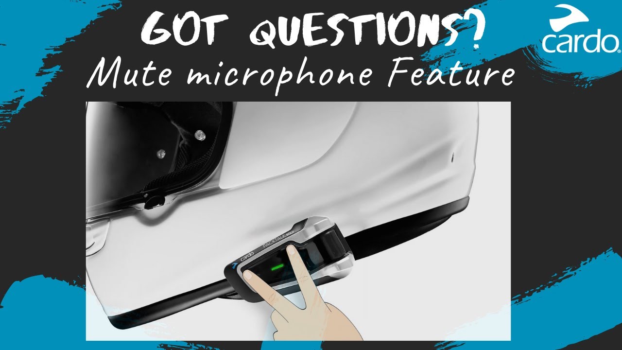 Meet the PACKTALK line new "Mute Microphone" feature