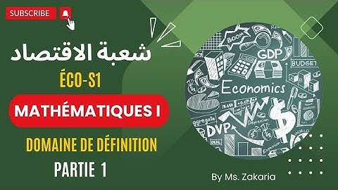 1# Chapitre I : Fonction réelle d