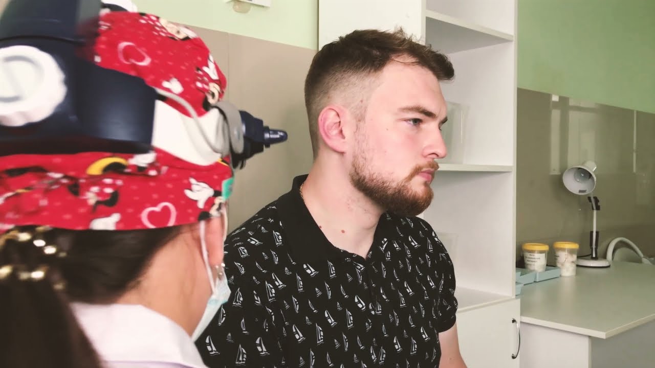 Осмотр ЛОР-врача - YouTube