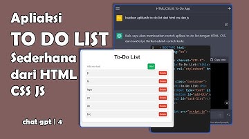 Aplikasi Web To Do List dari Html Css Dan Js