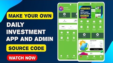 Make your own POWERBANK MLM Daily Investment App Admin || Full Setup with Latest premium Source Code