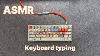 ⌨️ Keyboard typing ASMR 1Hour #4