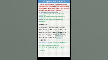 Class 10 Algebra Practice Set 5.3 Question 1(ii) | Maharashtra board