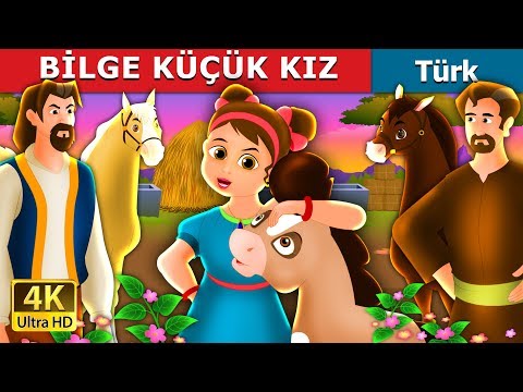 BİLGE KÜÇÜK KIZ | The Wise Girl Story in Turkish |  Turkish Fairy Tales