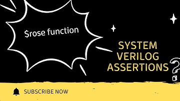 $rose Function in System verilog assertions ||System verilog assertions full course|| All about VLSI