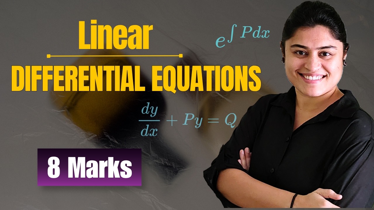 How to Identify & Solve Linear Differential Equations | Diploma ...