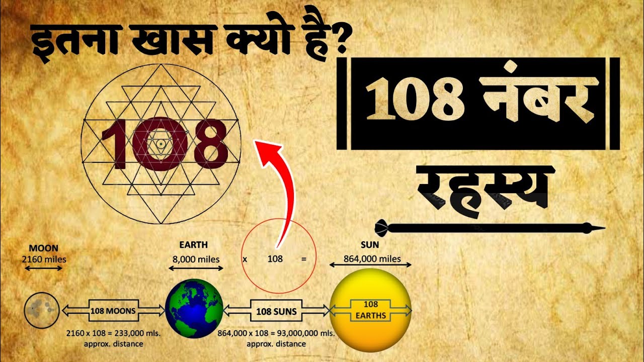108 नंबर का रहस्य | हिंदू धर्म में क्यो बहुत खास है 108 नंबर #hinduism ...