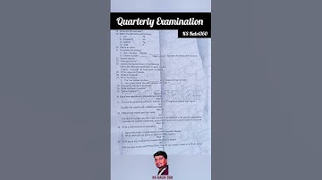 7th science quarterly exam question paper - 7th std science model important questions #shortsfeed