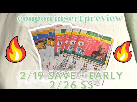 💚🔥 COUPON INSERT PREVIEW!!🔥💚 (2/19 & 2/26!!!!)