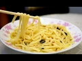 Spaghetti  aglio olio pasta recipe  misscharmelline