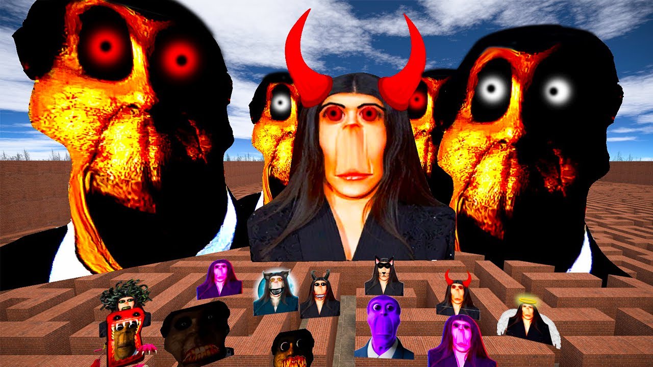 OBUNGA BIG BOSS VS Too Much Ultimate Nextbots (part5) in Garry's Mod!!!