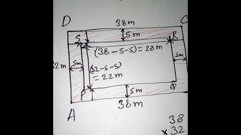 Area of Rectangular Path