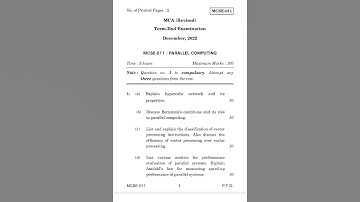 MCSE-011   DECEMBER-2022 QUESTION PAPER IGNOU