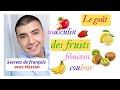 Cours de franais les fruits les gots et les couleurs