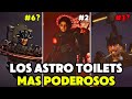 Los 6 ASTRO TOILETS más PODEROSOS | Skibidi Toilet