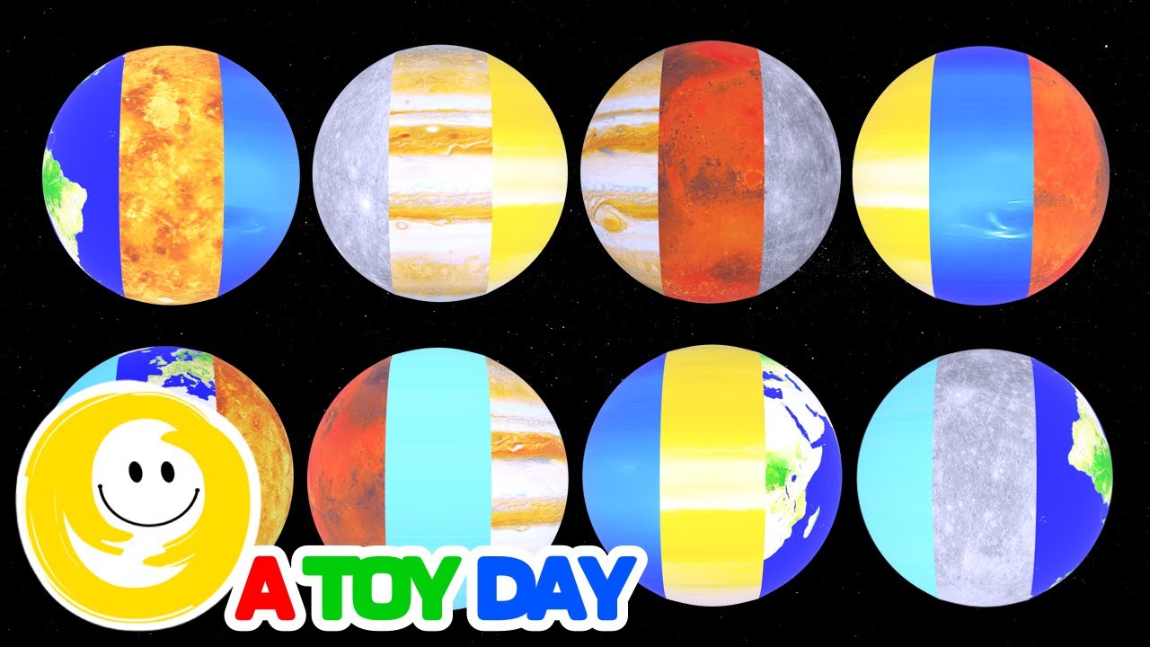 Planet Puzzles 🧩 🪐 for Baby | Learn Planets | Mercury Venus Earth Mars Jupiter Saturn Uranus Neptune