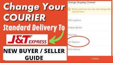 HOW TO CHANGE SHIPPING COURIER IN SHOPEE | #shopee