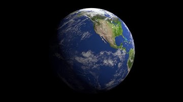 3D Realistic Planet Earth Stock Motion Graphics