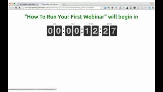 Setting up the webinar countdown page in WP WebinarSystem - WordPress webinar plugin