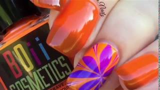 Thermal Neon Watermarble Flower Tutorial/How To
