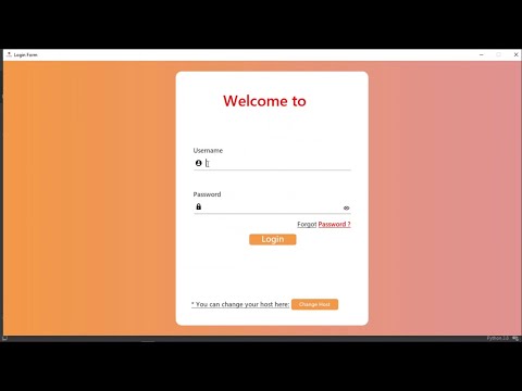 Tkinter Project | Modern GUI | Advanced College Management System(Intro video) #1