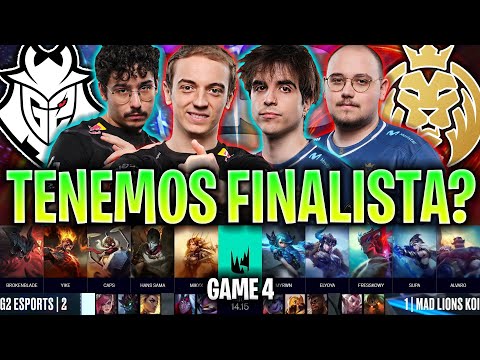 TENEMOS FINALISTA O REMONTADA ÉPICA? | G2 vs MDK Game 4 LEC SEASON FINALS 2024 ESPAÑOL LVP